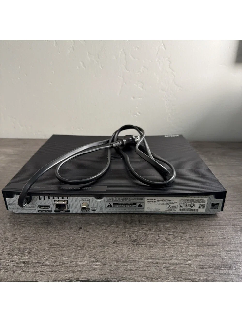 Samsung BD-Jm51 Curved Blu-Ray Disc DVD Player No Remote - TESTED Works!!